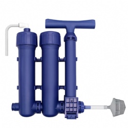 thumbnail image 2 of WAKIWAKI Portable Hand Pump Water Filter With 4 Pouches – 4-Stage Filtration, 0.1 Micron, For Camping & Hiking 2 of 4