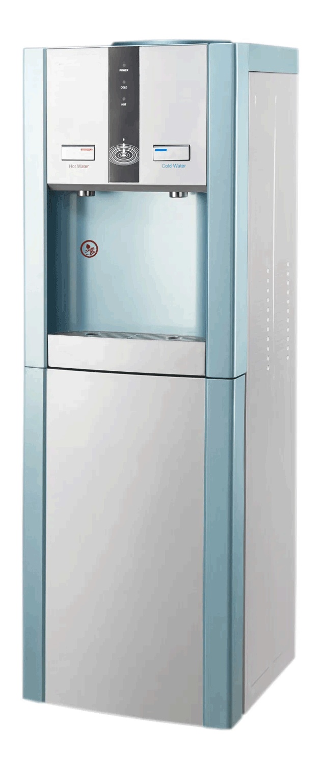 Top Loading Compressor Cooling with Hot and Cold Water Dispenser