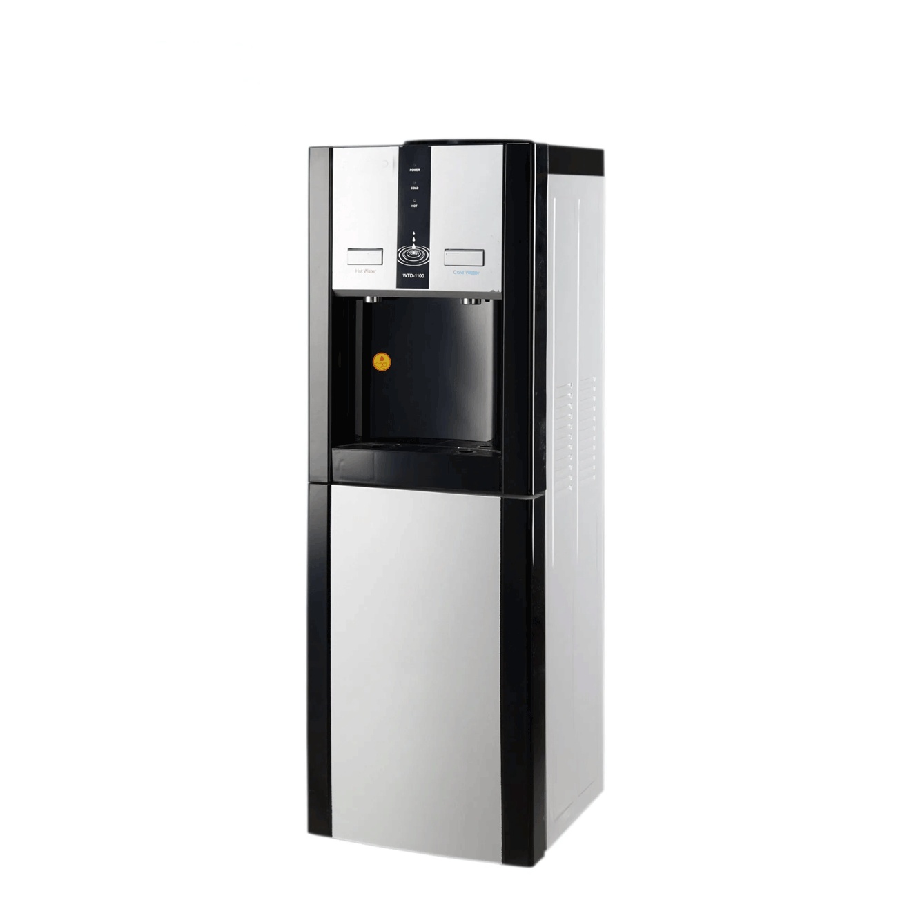 Top Loading Compressor Cooling with Hot and Cold Water Dispenser